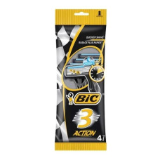 Одноразові станки для гоління BIC 3 Action 4шт
