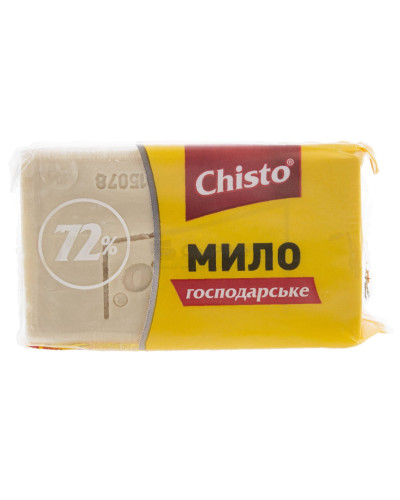 Мило господарське Чисто, 72% 200 гр оптом в інтернет-магазині Domestik