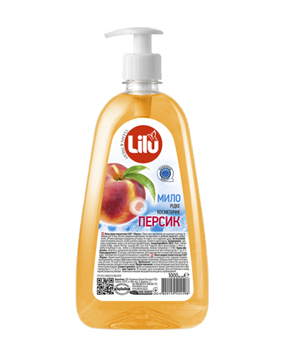 Мило рідке косметичне Lilu з дозатором 1 л оптом в інтернет-магазині Domestik