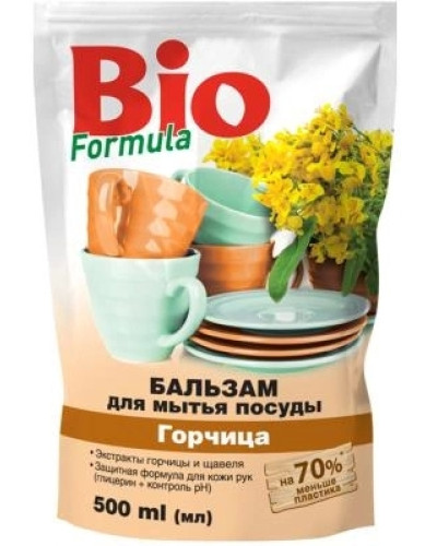 Засіб для миття посуду Bio Formula сошет 500мл оптом в інтернет-магазині Domestik