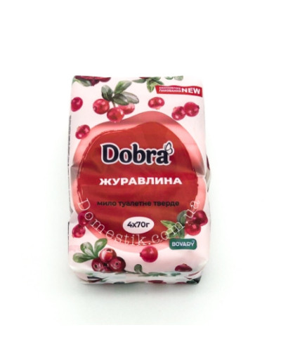 Мило Dobra екопак 4 * 70 гр оптом в інтернет-магазині Domestik