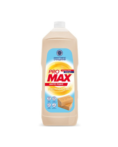 Мило рідке господарське Pro Max 1000г оптом в інтернет-магазині Domestik