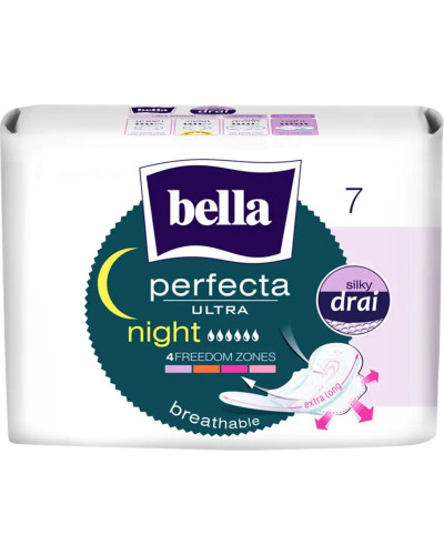 Прокладки Bella Perfecta ultra night 7 шт оптом в інтернет-магазині Domestik