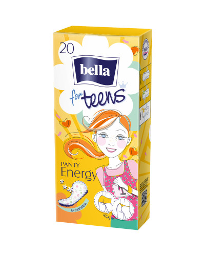 Прокладки щоденні Bella for Teens Energy 20 шт оптом в інтернет-магазині Domestik