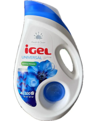 Гель для прання iGEL Universal 4 л оптом в інтернет-магазині Domestik