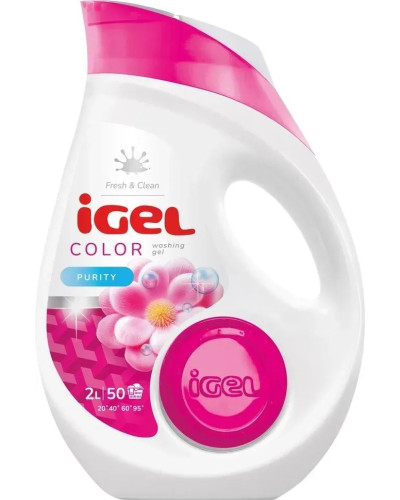 Гель для прання iGEL Color для кольорових речей 2 л оптом в інтернет-магазині Domestik