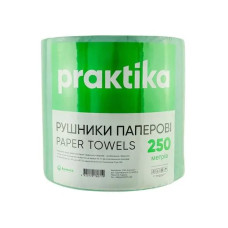 Рушники паперові Practica зелені 1 шар 250м х 1 рулон