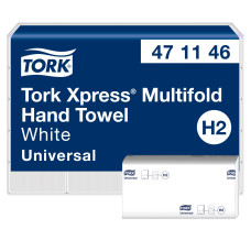 Рушники листові Tork Xpress Universal складання Multifold, білі, 2 шари, 190 листів (H2)