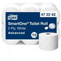 Туалетний папір в рулонах 472242 Tork SmartOne 2 шари, 1 рулон (Т8)