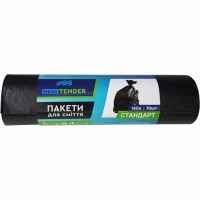 Пакети для сміття Mega Tender стандарт, 160л 10шт