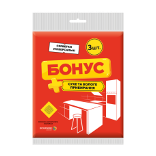 Ганчірки віскозні Бонус 3шт