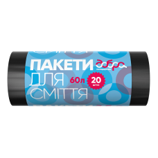 Пакети для сміття Добра господарочка 60л 20шт