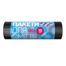 Пакети для сміття Добра господарочка 120л 10шт