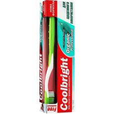 Набір зубна паста 130мл + щітка Coolbright Organic Professional