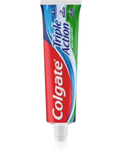 Зубна паста Colgate Triple Action 50 мл оптом в інтернет-магазині Domestik