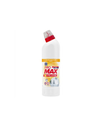 Гель для унітазу Pro Max Цитрус 1000 г оптом в інтернет-магазині Domestik