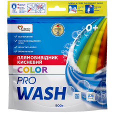 Плямовивідник Pro Wash для кольорових речей Кисневий 900 г