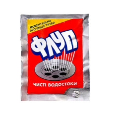 Засіб для прочищення труб Флуп гаряча вода 80 гр